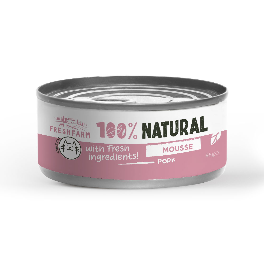 Fresh Farm 100% Natural μους με χοιρινό Can 85gr