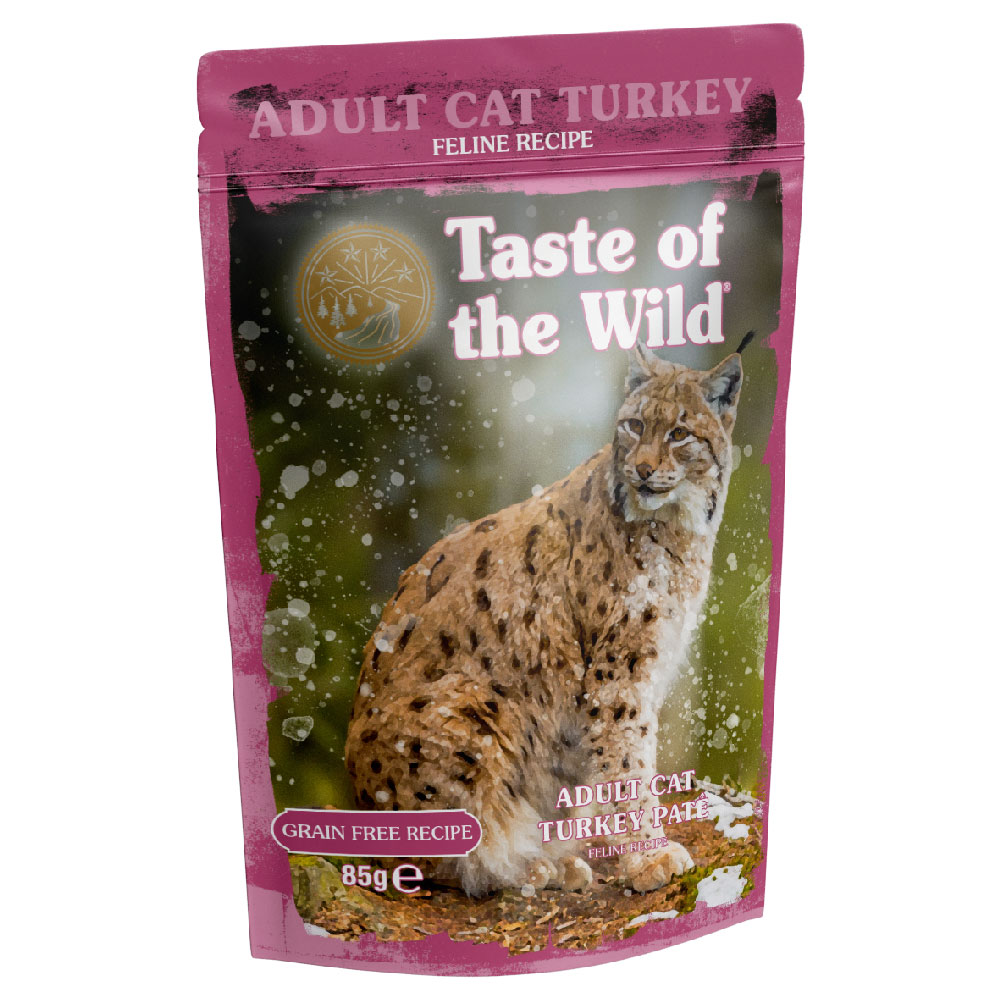 Taste of the Wild Adult Cat Turkey Patê Pouch με γαλοπούλα 85gr