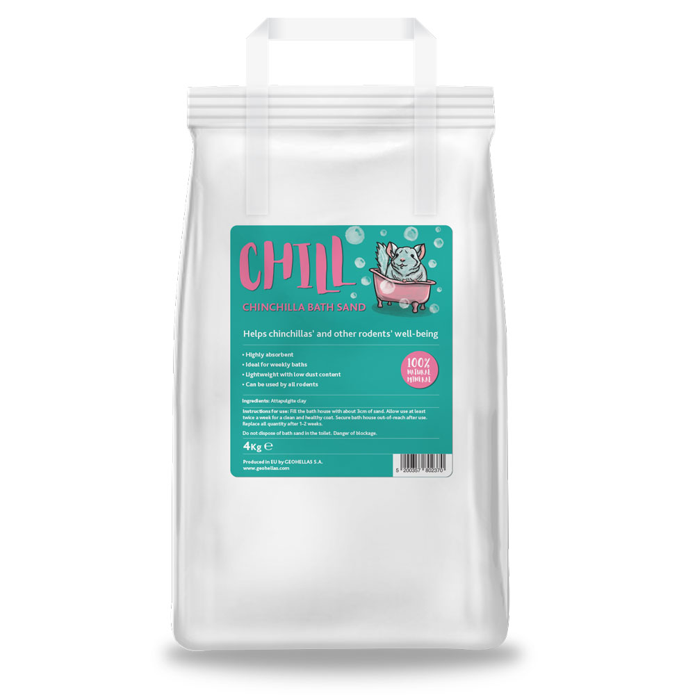 Chill - Υπερπαπορροφητική άμμος για Τσιντσιλά