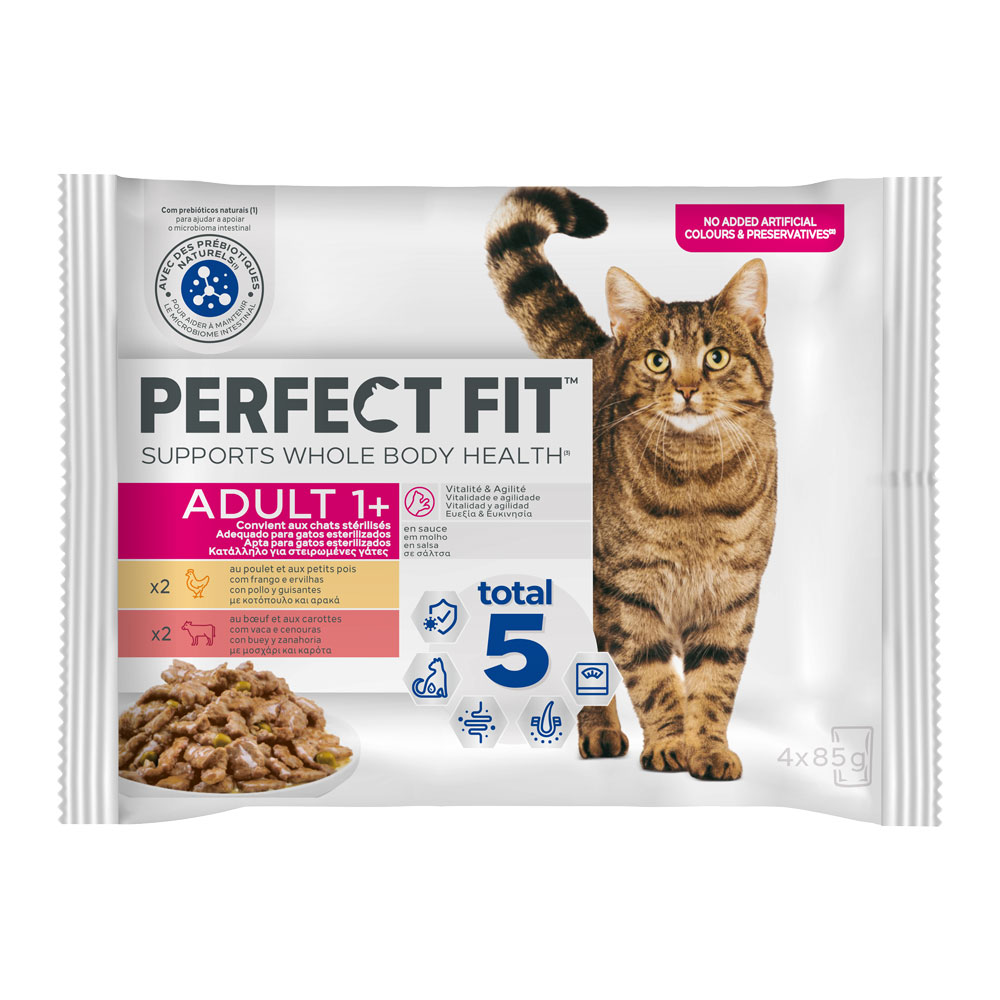 PERFECT FIT ADULT STERILE MIX (ΚΟΤΟΠΟΥΛΟ-ΜΟΣΧΑΡΙ) 4x85g