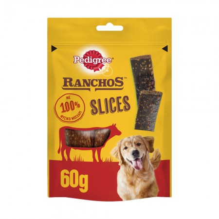 PEDIGREE RANCHOS SLICES ΜΟΣΧΑΡΙ 60g