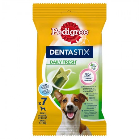 Pedigree® Dentastix™ Daily Fresh Small Οδοντική Φροντίδα Σκύλου (7 τμχ) 110g