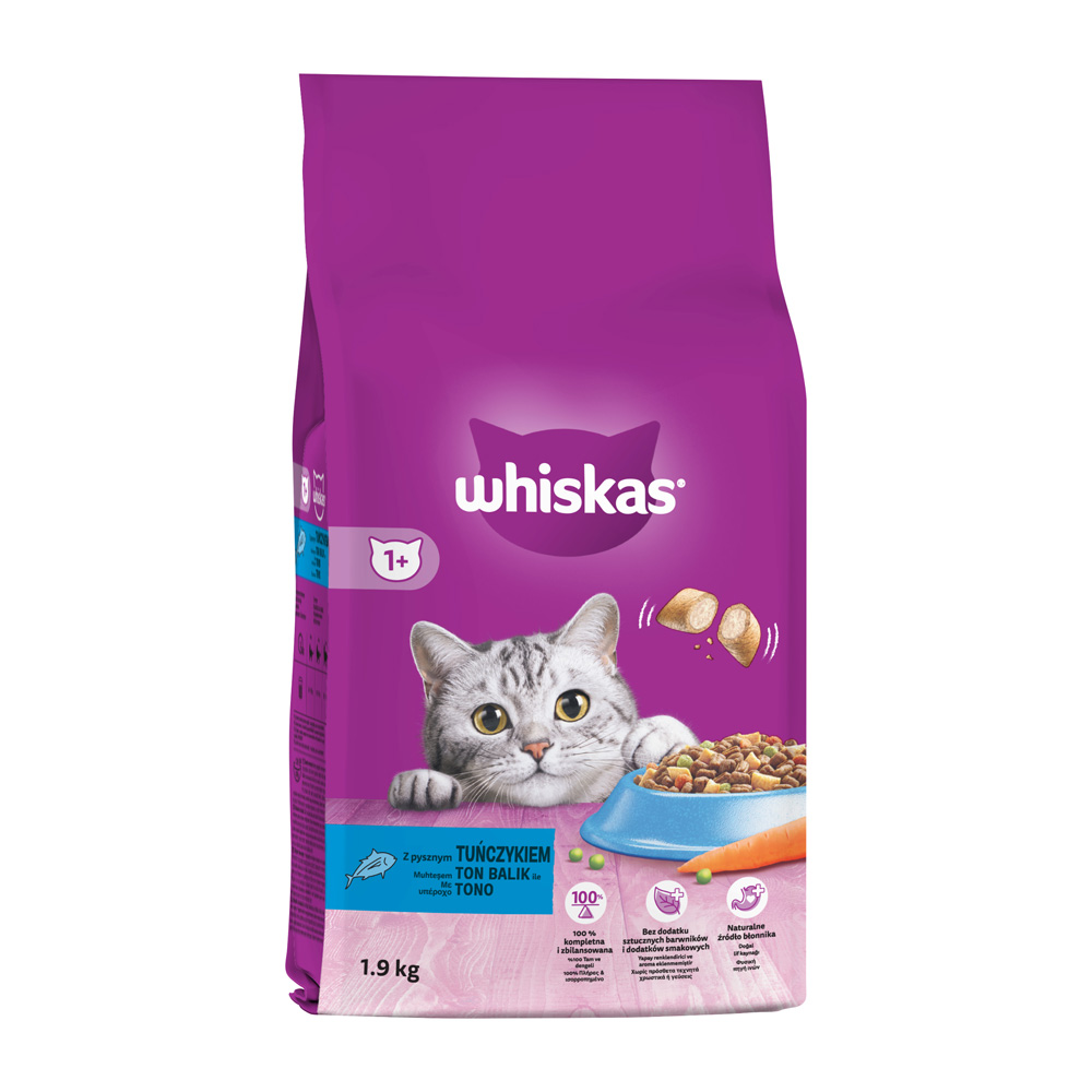 WHISKAS ADULT ΤΟΝΟΣ & ΓΕΜΙΣΤΕΣ ΚΡΟΚΕΤΕΣ 1.9kg