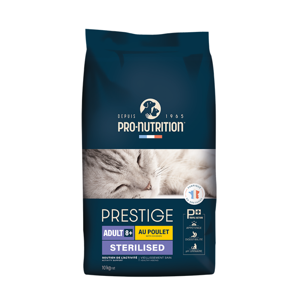 Prestige Adult Sterilised 8+ με κοτόπουλο 10kg