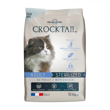 Crocktail Adult Sterilized Chicken 10kg