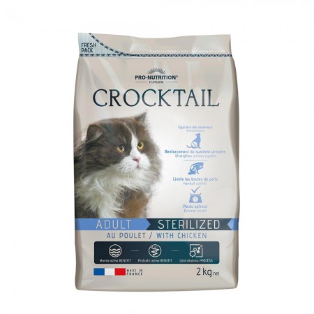 Crocktail Adult Sterilized Chicken 2kg