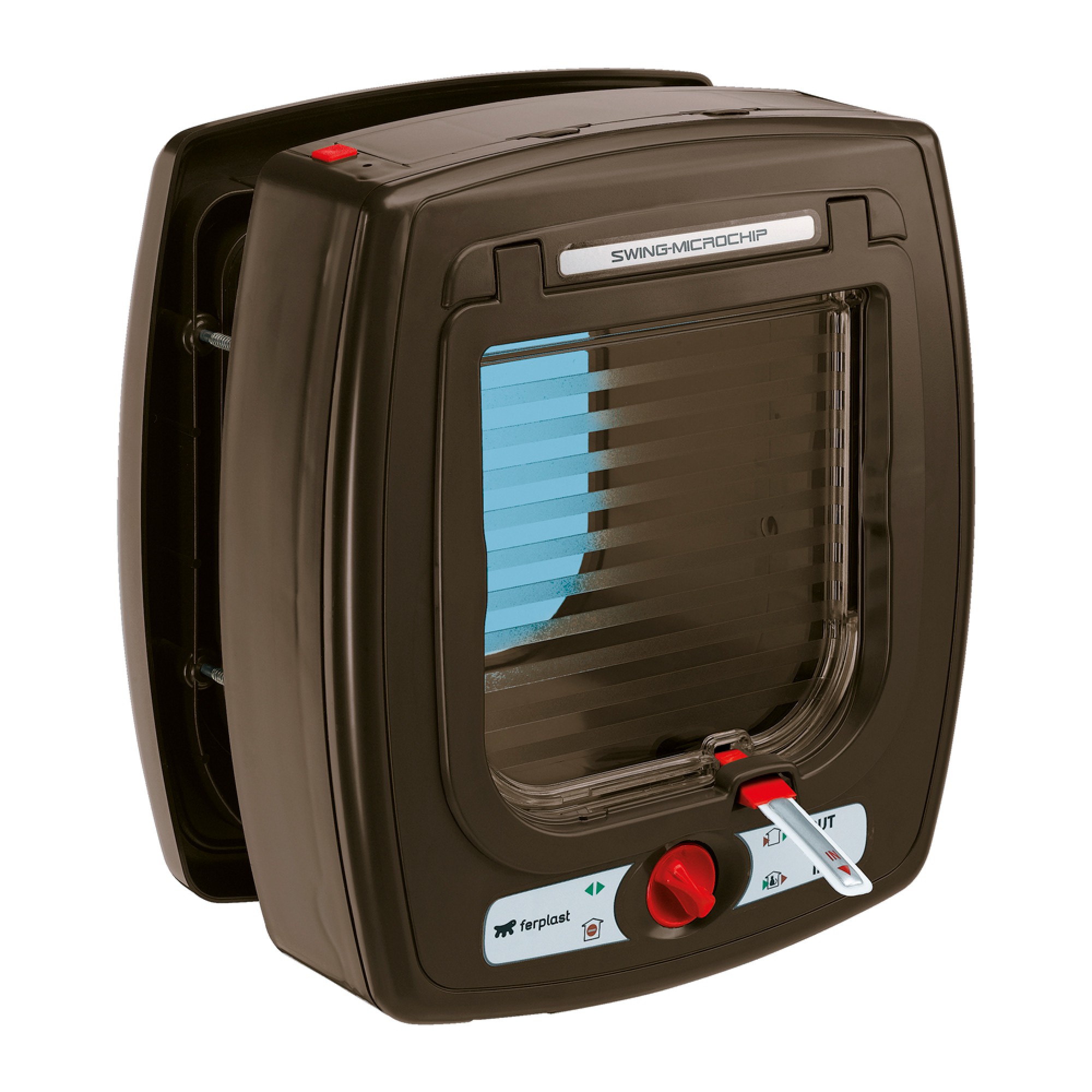 Ferplast Pet Flap Swing Microchip White