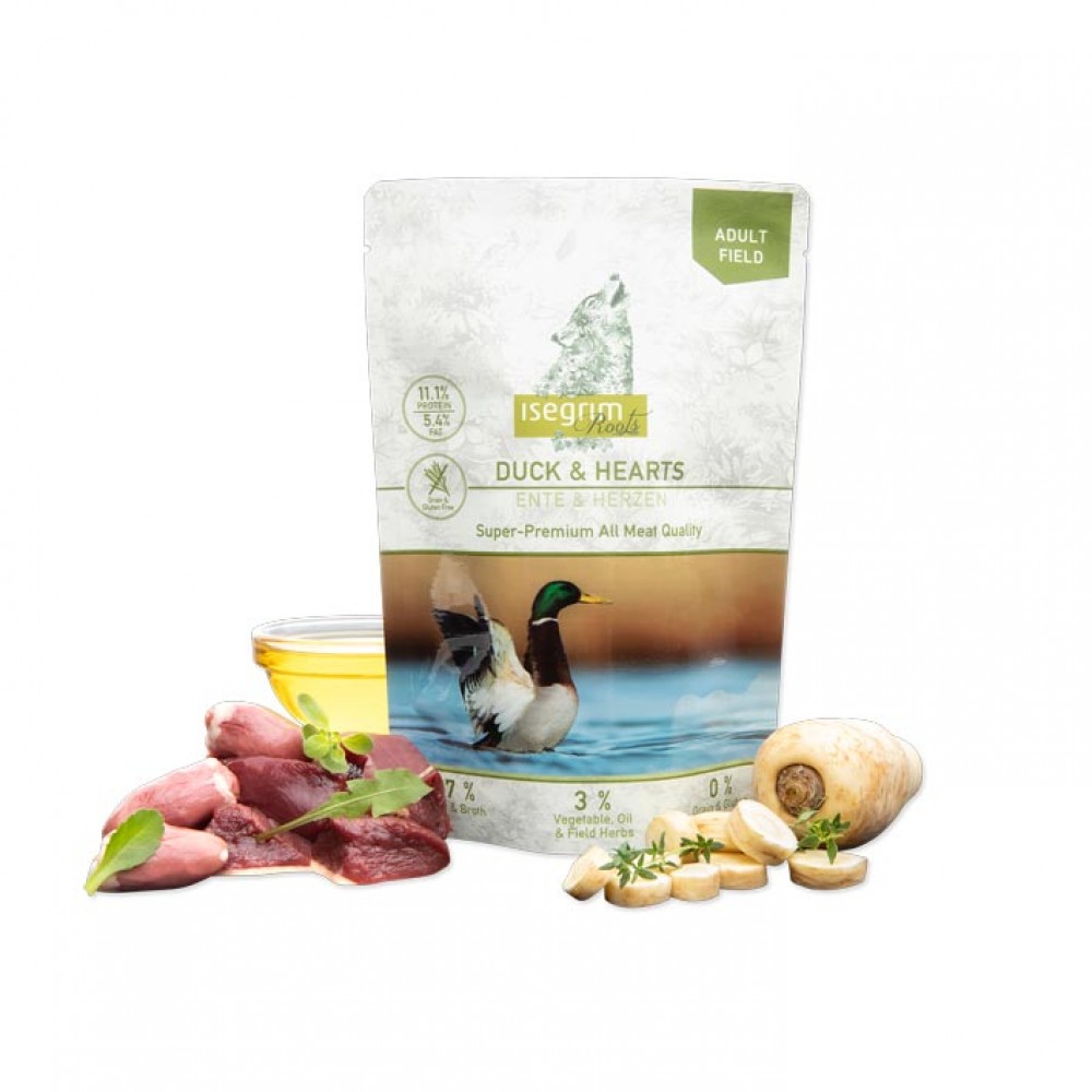 Isegrim Πάπια & Καρδιά 410gr