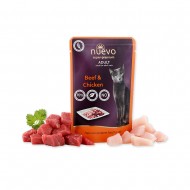 Νuevo Pouch Adult Μοσχάρι & Κοτόπουλο 85gr