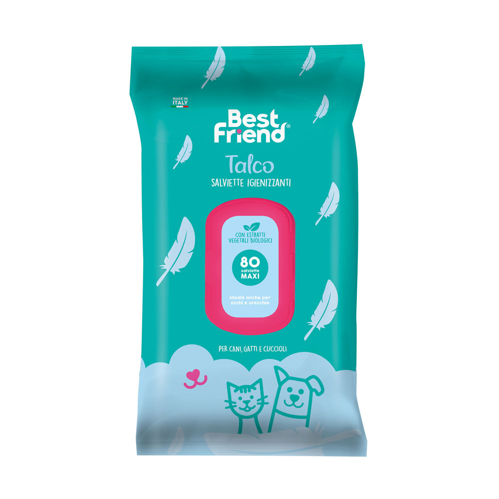 Best Friend Yγρά Μαντηλάκια 
Talc Μaxi (80 pcs)